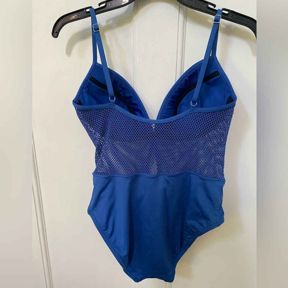 Cobalt Blue One-Piece Swimsuit - Picture 4 of 8